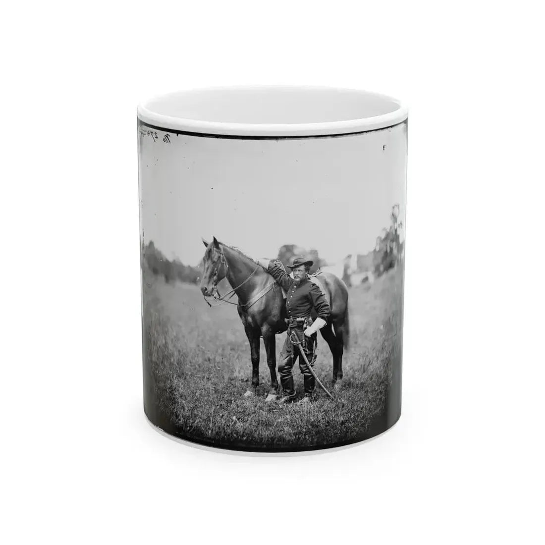 Bealeton, Virginia. Capt. Henry Page, Assistant Quarter Master, At Army Of The Potomac Headquarters (U.S. Civil War) White Coffee Mug 11oz - Go Mug Yourself