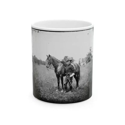 Bealeton, Virginia. Capt. Henry Page, Assistant Quarter Master, At Army Of The Potomac Headquarters (U.S. Civil War) White Coffee Mug 11oz - Go Mug Yourself