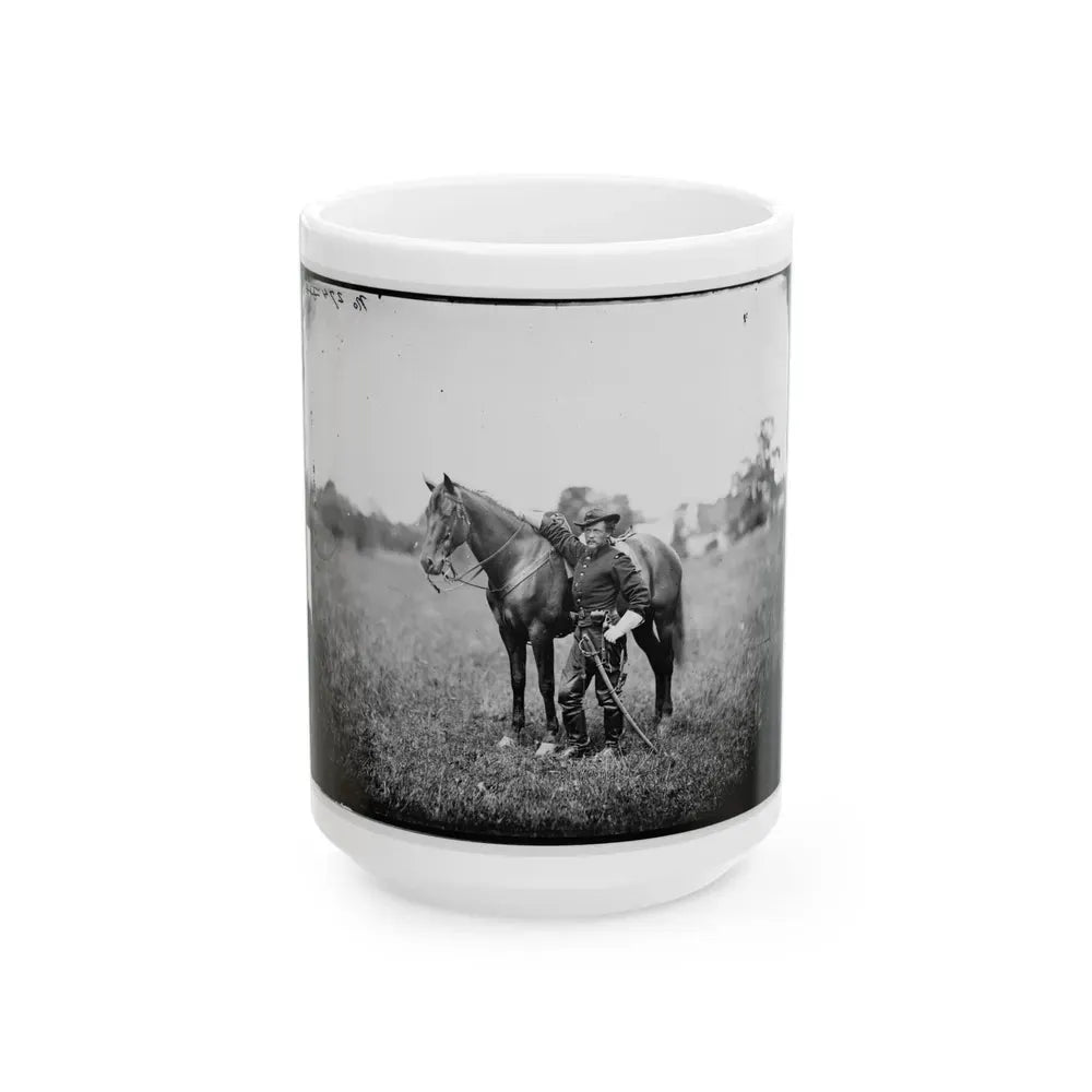 Bealeton, Virginia. Capt. Henry Page, Assistant Quarter Master, At Army Of The Potomac Headquarters (U.S. Civil War) White Coffee Mug 15oz - Go Mug Yourself