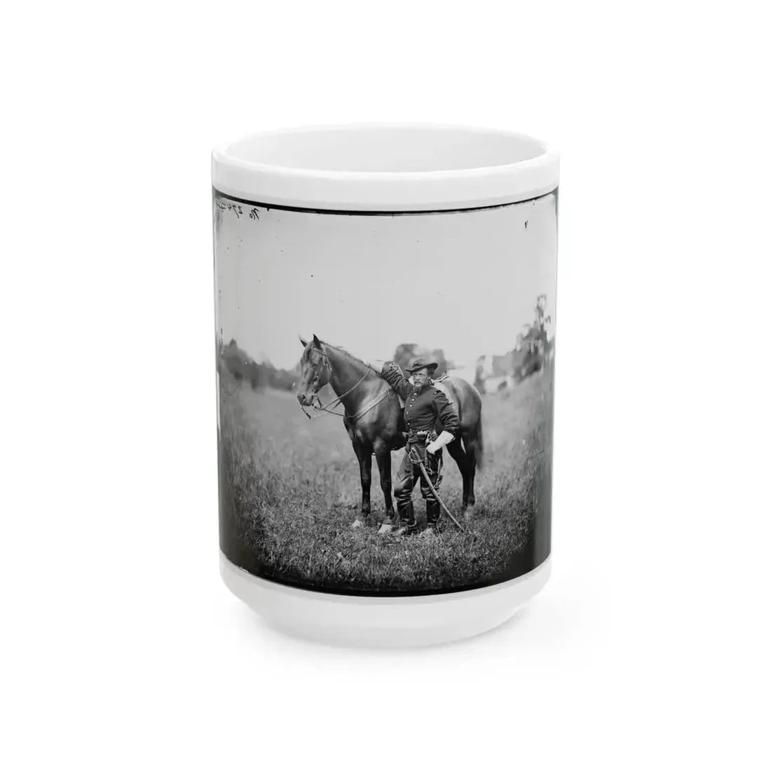 Bealeton, Virginia. Capt. Henry Page, Assistant Quarter Master, At Army Of The Potomac Headquarters (U.S. Civil War) White Coffee Mug 15oz - Go Mug Yourself