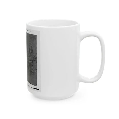 Bealeton, Virginia. Captain Henry P. Smith's Mess. Company D, 93d New York Volunteers (U.S. Civil War) White Coffee Mug - Go Mug Yourself