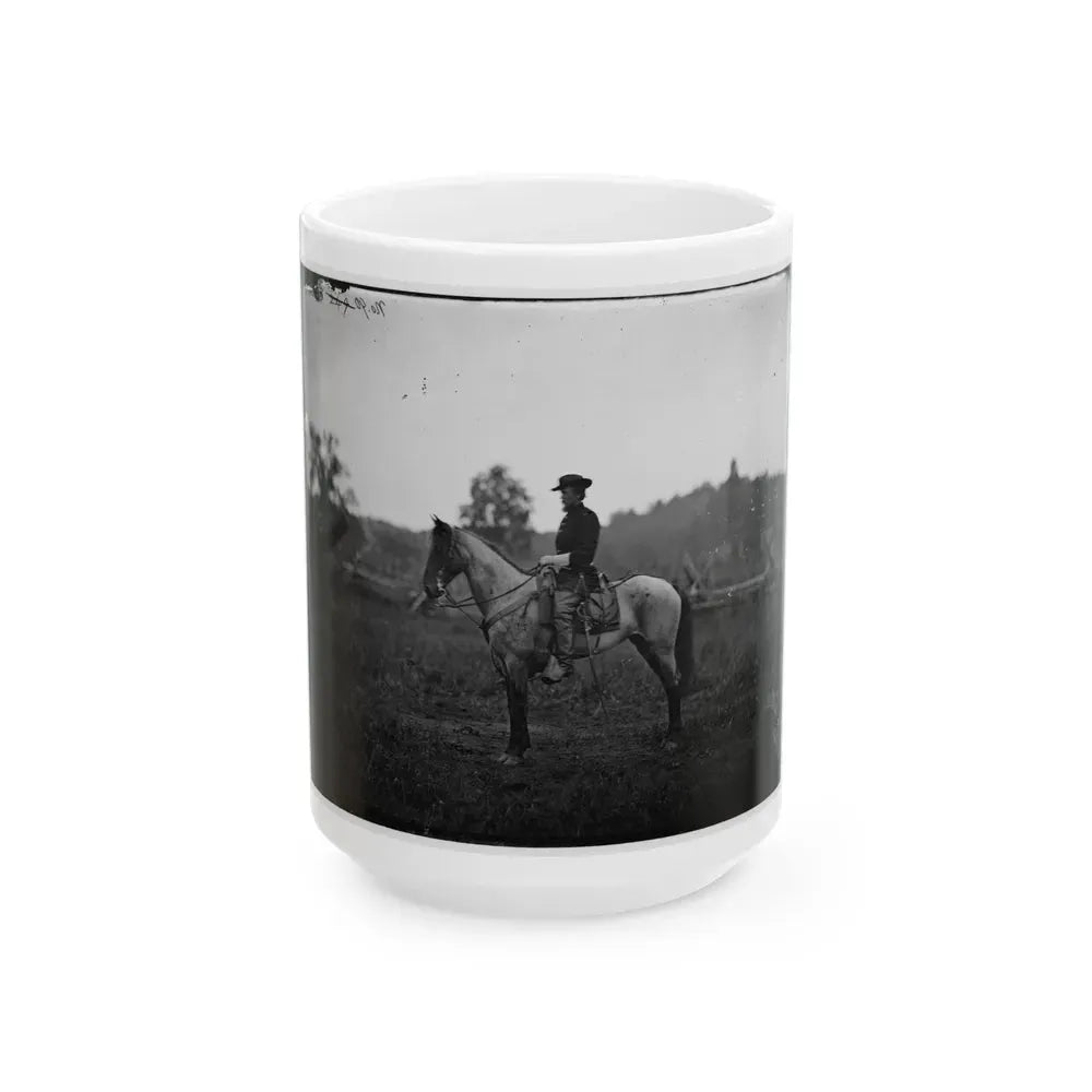 Bealeton, Virginia. Captain Henry Page, A. Q. M. Army Of The Potomac Headquarters (U.S. Civil War) White Coffee Mug 15oz - Go Mug Yourself