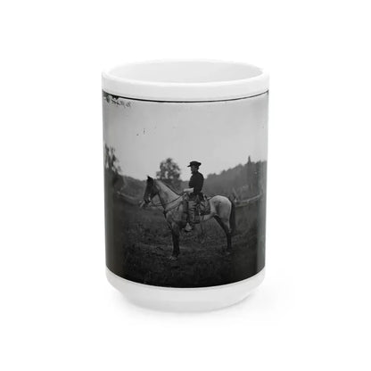 Bealeton, Virginia. Captain Henry Page, A. Q. M. Army Of The Potomac Headquarters (U.S. Civil War) White Coffee Mug 15oz - Go Mug Yourself