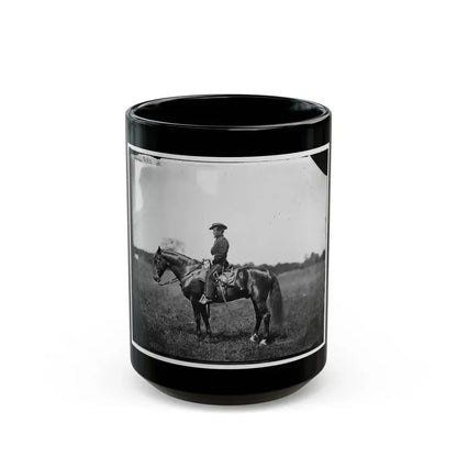 Bealeton, Virginia. Captain Henry Page, Assistant Quartermaster, At Army Of The Potomac Headquarters (U.S. Civil War) Black Coffee Mug 15oz - Go Mug Yourself