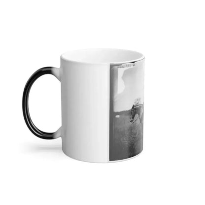 Bealeton, Virginia. Captain Henry Page, Assistant Quartermaster, at Army of the Potomac Headquarters (U.S. Civil War) Color Changing Coffee Mug 11oz - Go Mug Yourself