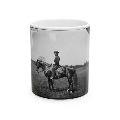 Bealeton, Virginia. Captain Henry Page, Assistant Quartermaster, At Army Of The Potomac Headquarters (U.S. Civil War) White Coffee Mug 11oz - Go Mug Yourself