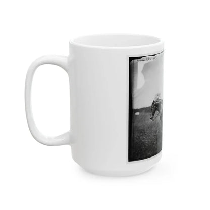 Bealeton, Virginia. Captain Henry Page, Assistant Quartermaster, At Army Of The Potomac Headquarters (U.S. Civil War) White Coffee Mug - Go Mug Yourself
