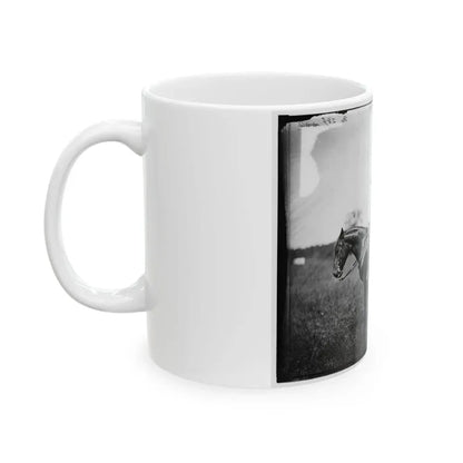 Bealeton, Virginia. Captain Henry Page, Assistant Quartermaster, At Army Of The Potomac Headquarters (U.S. Civil War) White Coffee Mug - Go Mug Yourself