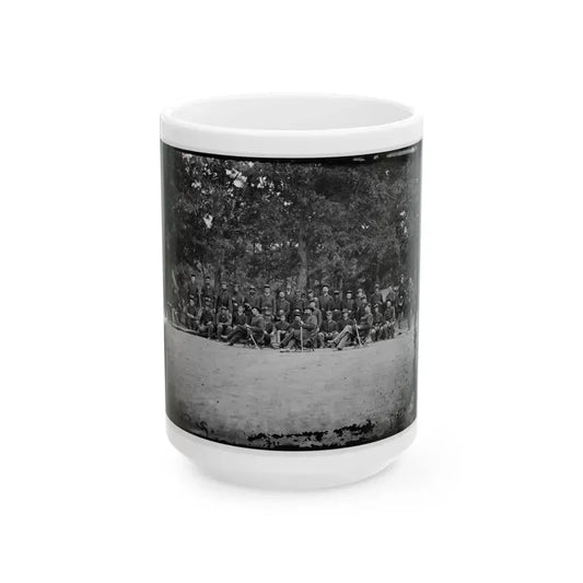 Bealeton, Virginia. Company A, 93d New York Infantry (U.S. Civil War) White Coffee Mug 15oz - Go Mug Yourself