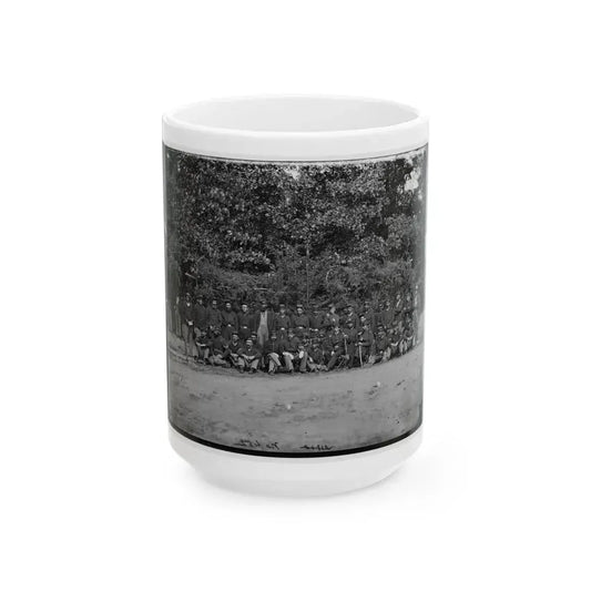 Bealeton, Virginia. Company D, 93d New York Infantry (U.S. Civil War) White Coffee Mug 15oz - Go Mug Yourself