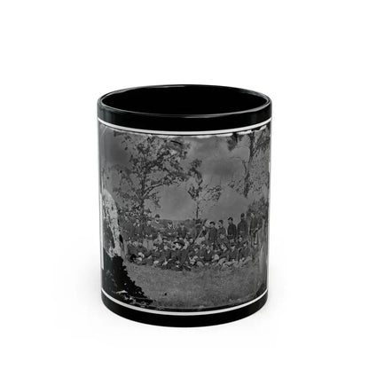 Bealeton, Virginia. Company E, 93d New York Infantry 001 (U.S. Civil War) Black Coffee Mug 11oz - Go Mug Yourself