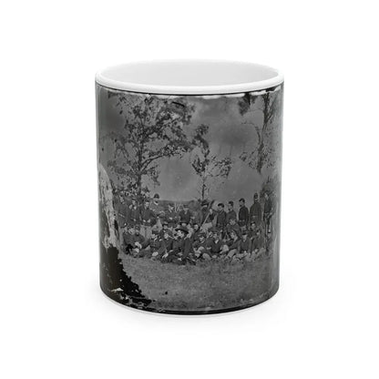 Bealeton, Virginia. Company E, 93d New York Infantry 001 (U.S. Civil War) White Coffee Mug 11oz - Go Mug Yourself