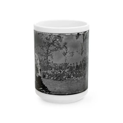 Bealeton, Virginia. Company E, 93d New York Infantry 001 (U.S. Civil War) White Coffee Mug 15oz - Go Mug Yourself