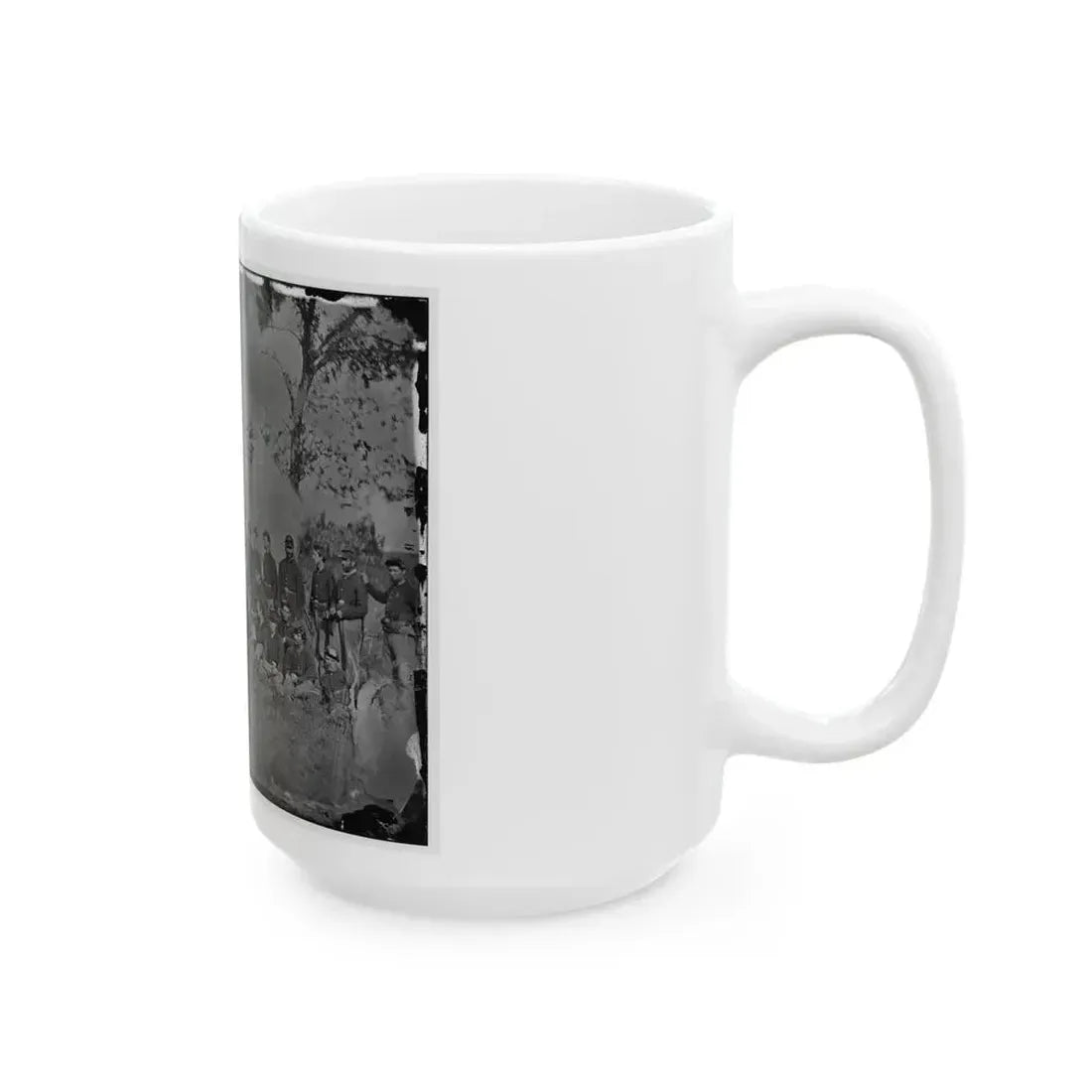 Bealeton, Virginia. Company E, 93d New York Infantry 001 (U.S. Civil War) White Coffee Mug - Go Mug Yourself