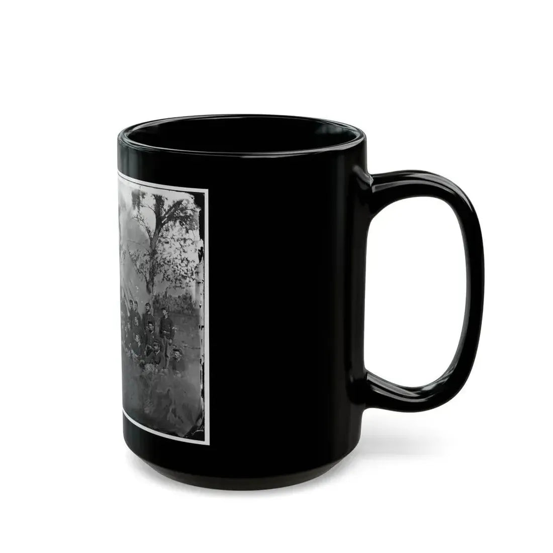Bealeton, Virginia. Company E, 93d New York Infantry (U.S. Civil War) Black Coffee Mug - Go Mug Yourself