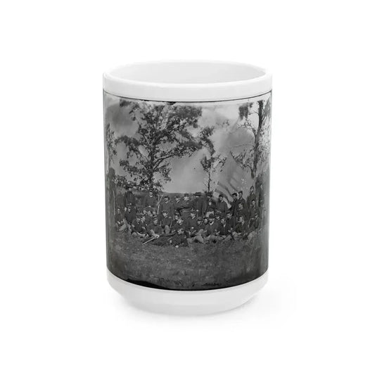 Bealeton, Virginia. Company E, 93d New York Infantry (U.S. Civil War) White Coffee Mug 15oz - Go Mug Yourself