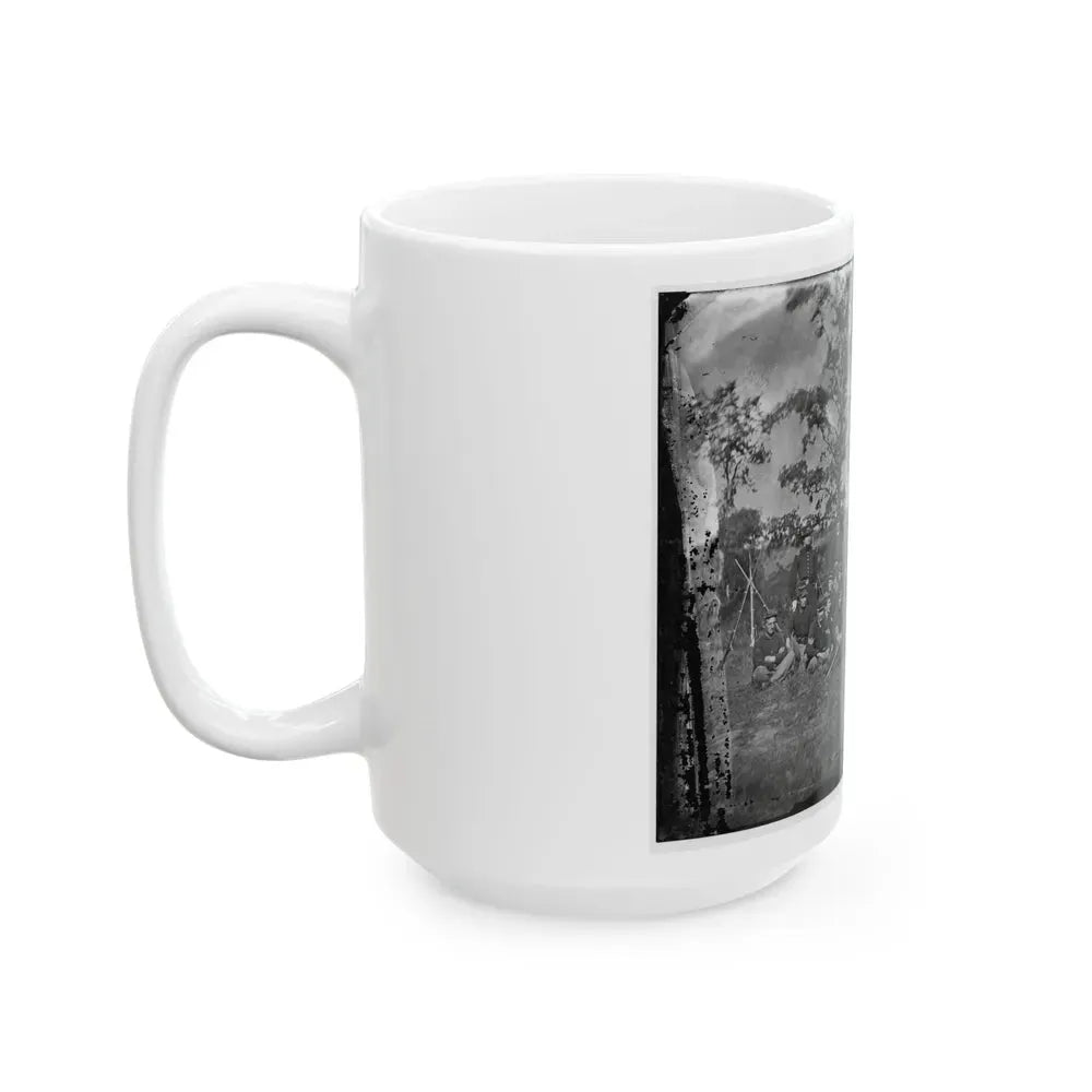 Bealeton, Virginia. Company E, 93d New York Infantry (U.S. Civil War) White Coffee Mug - Go Mug Yourself