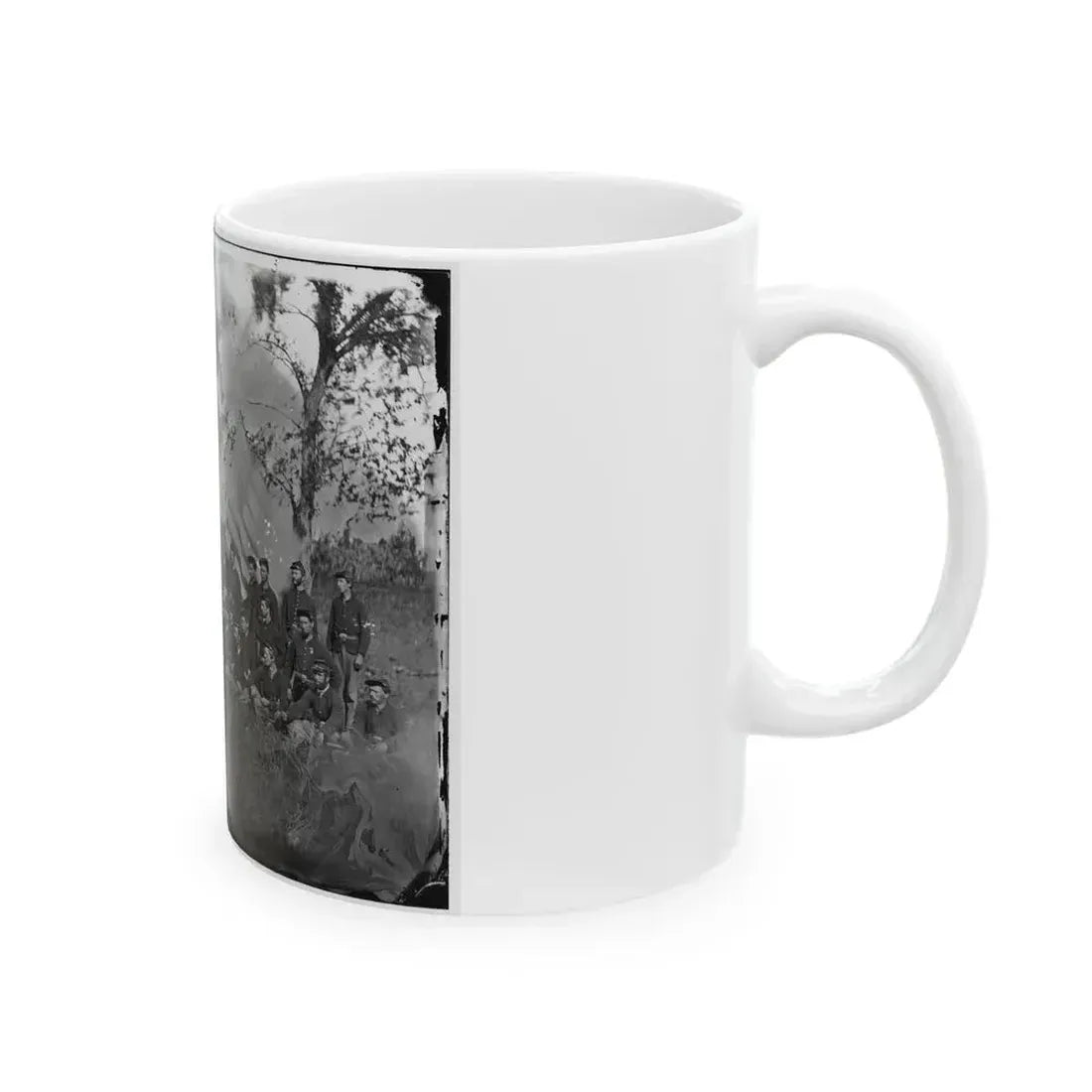 Bealeton, Virginia. Company E, 93d New York Infantry (U.S. Civil War) White Coffee Mug - Go Mug Yourself