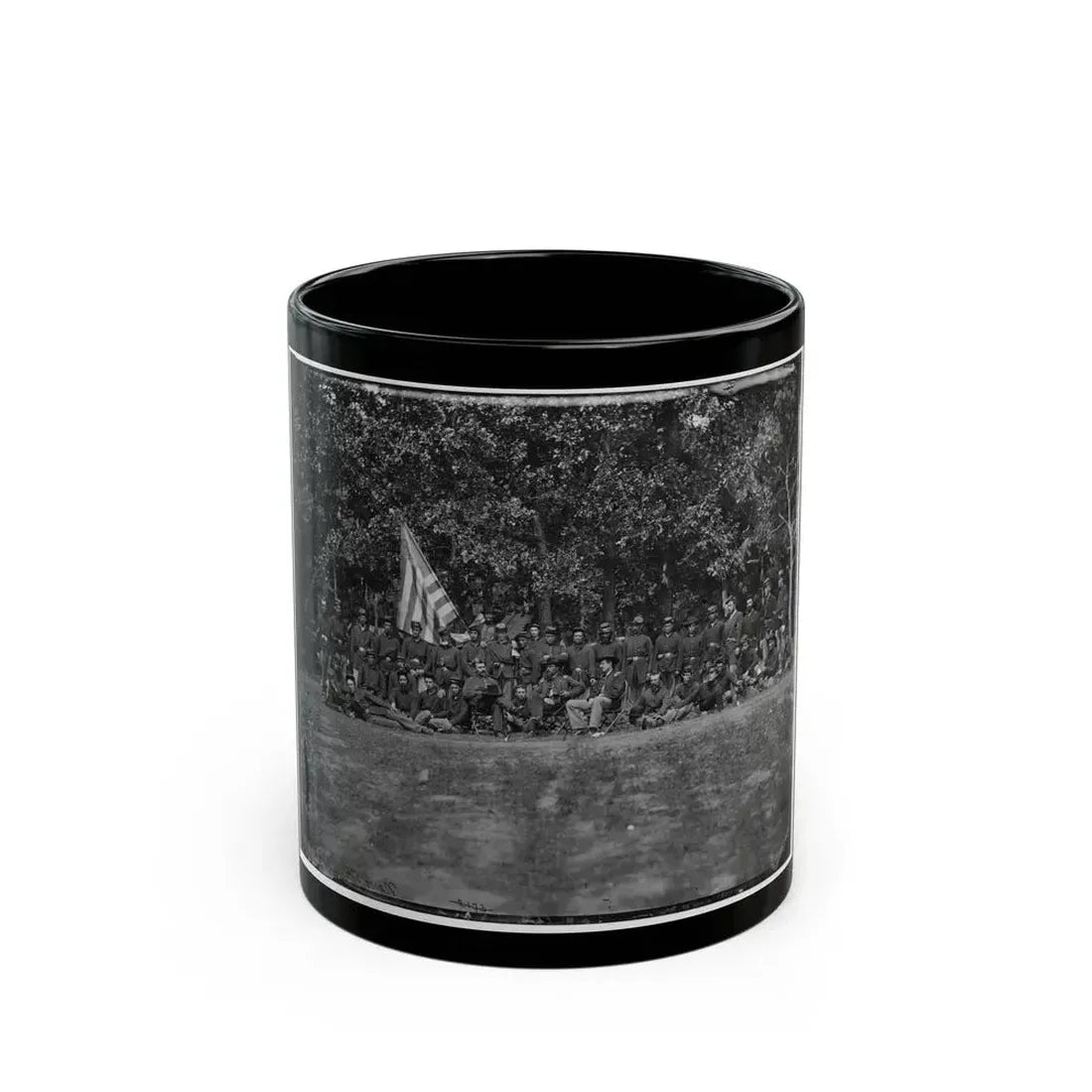 Bealeton, Virginia. Company F, 93d New York Infantry (U.S. Civil War) Black Coffee Mug 11oz - Go Mug Yourself