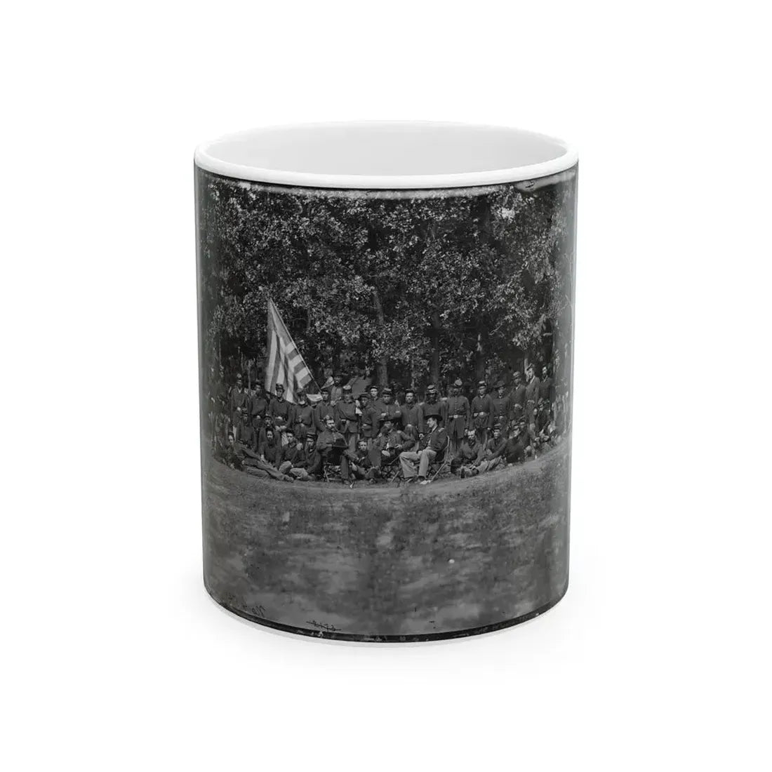 Bealeton, Virginia. Company F, 93d New York Infantry (U.S. Civil War) White Coffee Mug 11oz - Go Mug Yourself