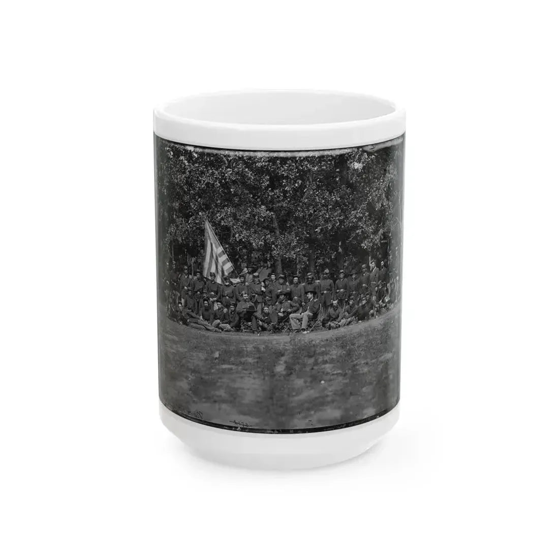 Bealeton, Virginia. Company F, 93d New York Infantry (U.S. Civil War) White Coffee Mug 15oz - Go Mug Yourself