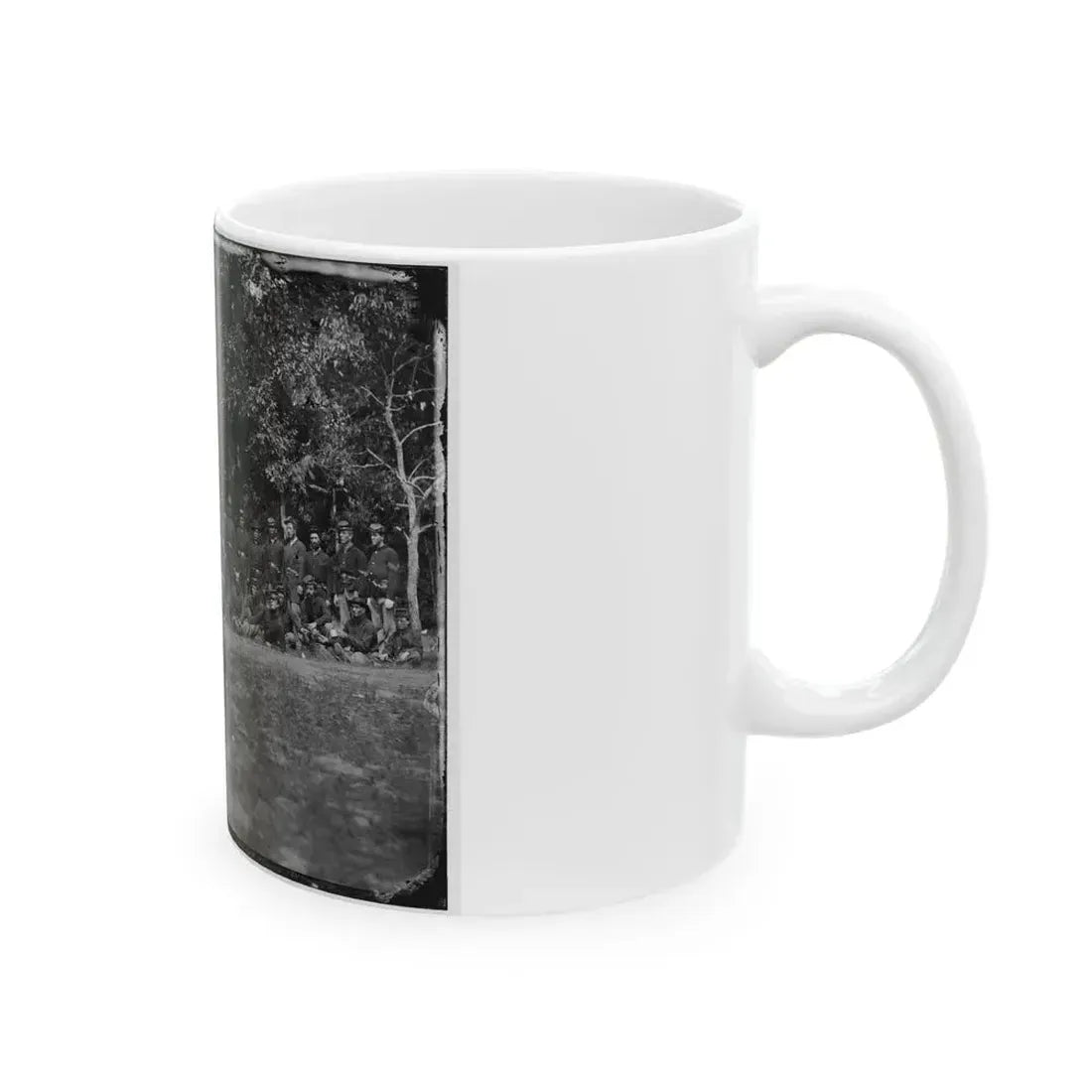 Bealeton, Virginia. Company F, 93d New York Infantry (U.S. Civil War) White Coffee Mug - Go Mug Yourself
