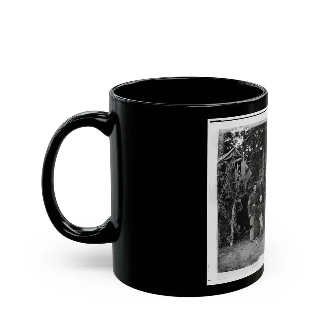 Bealeton, Virginia. Company I, 93d New York Infantry Officers And Non-Commissioned Officers (U.S. Civil War) Black Coffee Mug - Go Mug Yourself
