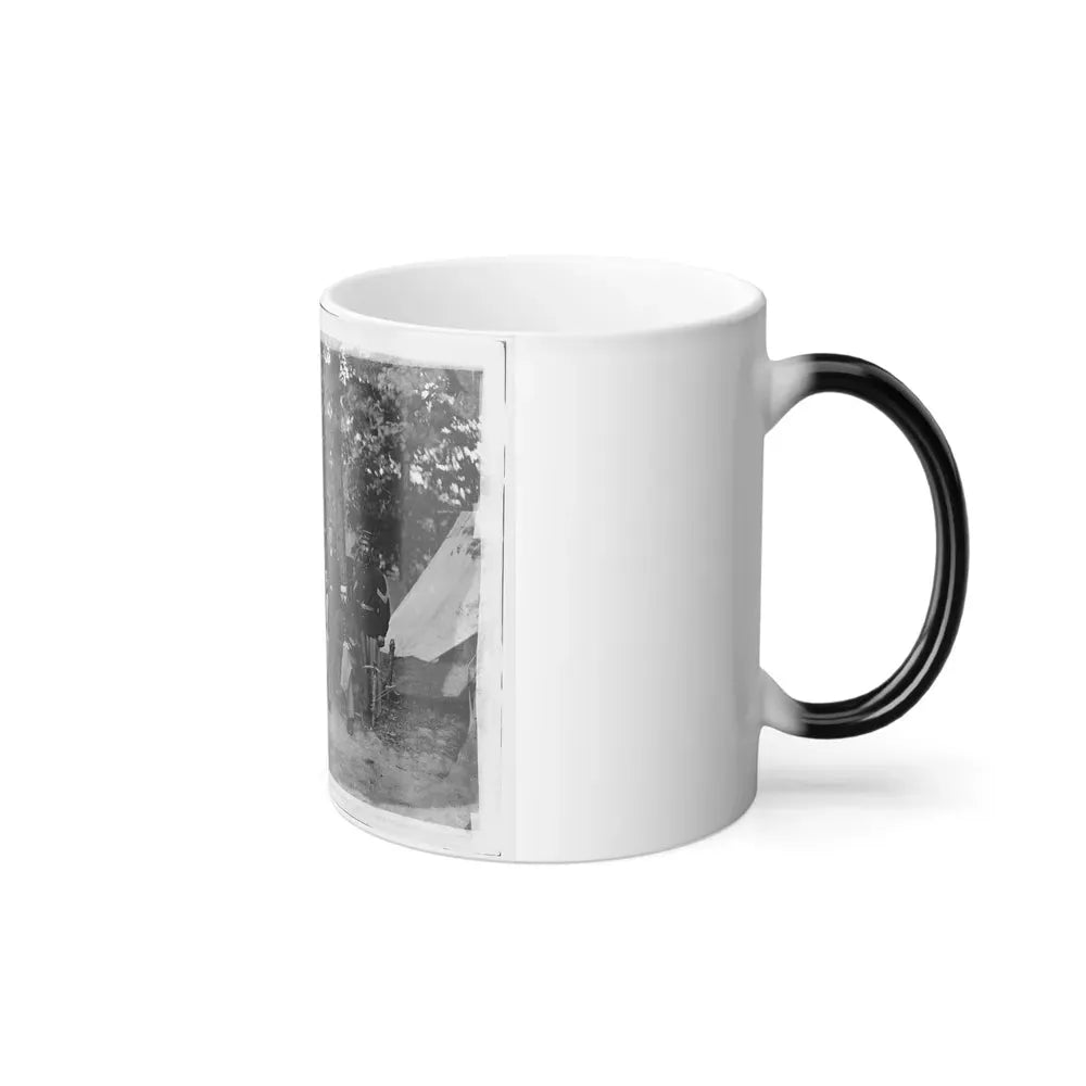 Bealeton, Virginia. Company I, 93D New York Infantry Officers and Non-Commissioned Officers (U.S. Civil War) Color Changing Coffee Mug 11oz - Go Mug Yourself