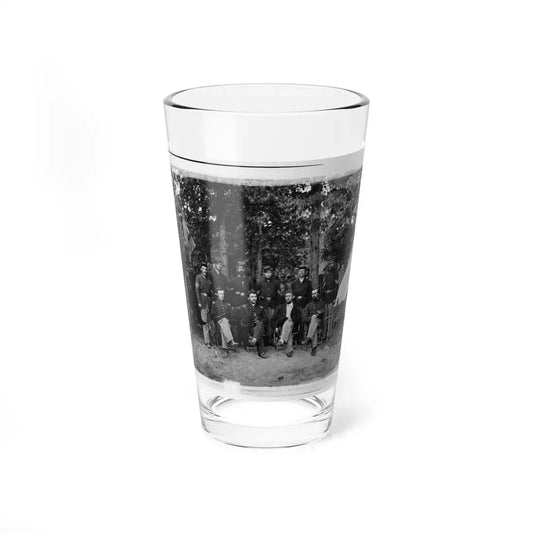 Bealeton, Virginia. Company I, 93d New York Infantry Officers And Non-Commissioned Officers (U.S. Civil War) Pint Glass 16oz 16oz - Go Mug Yourself