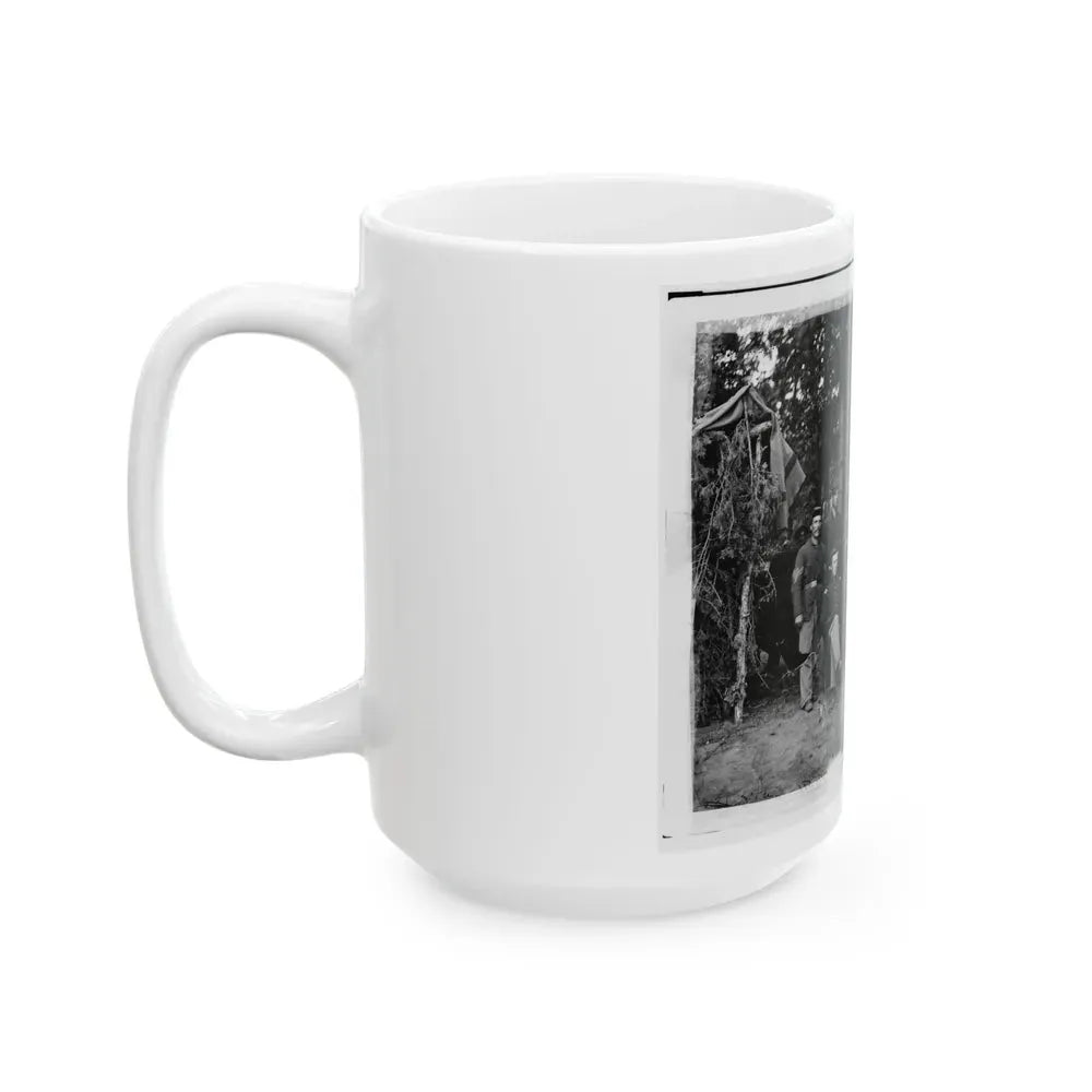 Bealeton, Virginia. Company I, 93d New York Infantry Officers And Non-Commissioned Officers (U.S. Civil War) White Coffee Mug - Go Mug Yourself
