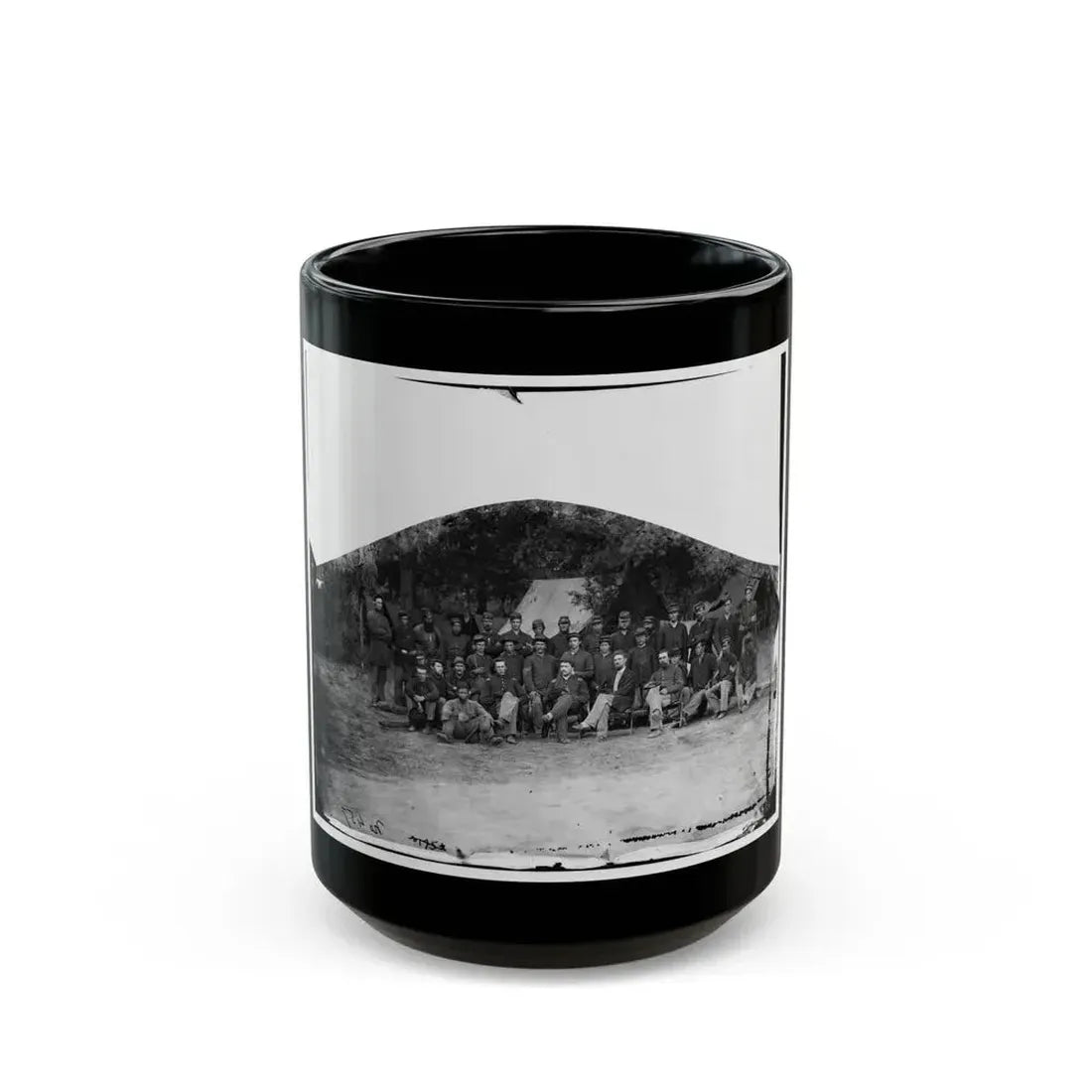 Bealeton, Virginia. Company I, 93d New York Infantry (U.S. Civil War) Black Coffee Mug 15oz - Go Mug Yourself