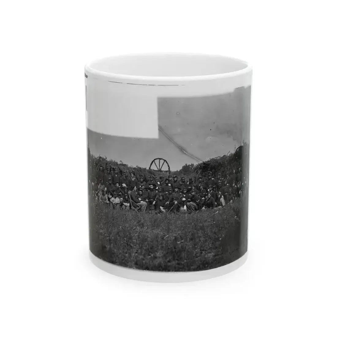 Bealeton, Virginia. Company K 93d New York Infantry Headquarters Guard. Army Of The Potomac (U.S. Civil War) White Coffee Mug 11oz - Go Mug Yourself