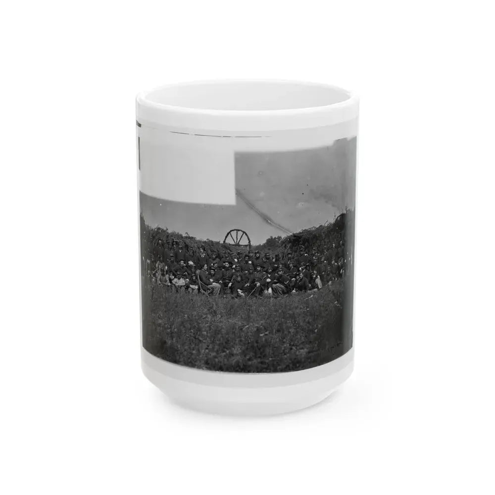 Bealeton, Virginia. Company K 93d New York Infantry Headquarters Guard. Army Of The Potomac (U.S. Civil War) White Coffee Mug 15oz - Go Mug Yourself