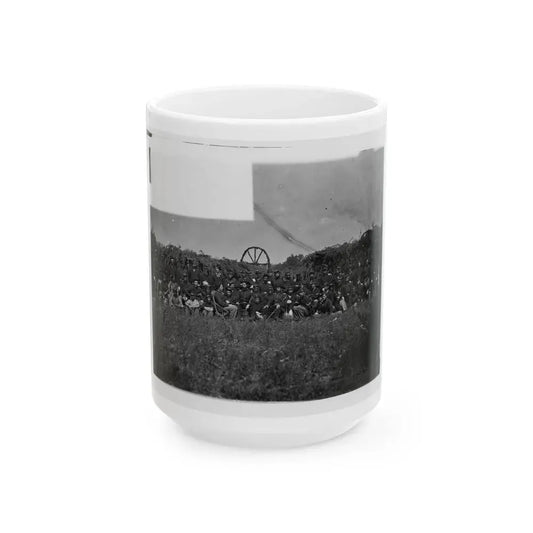 Bealeton, Virginia. Company K 93d New York Infantry Headquarters Guard. Army Of The Potomac (U.S. Civil War) White Coffee Mug 15oz - Go Mug Yourself