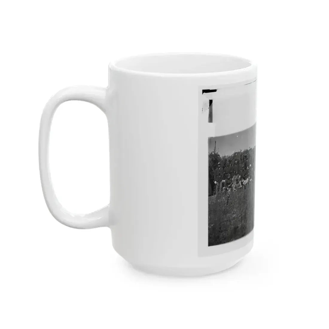 Bealeton, Virginia. Company K 93d New York Infantry Headquarters Guard. Army Of The Potomac (U.S. Civil War) White Coffee Mug - Go Mug Yourself