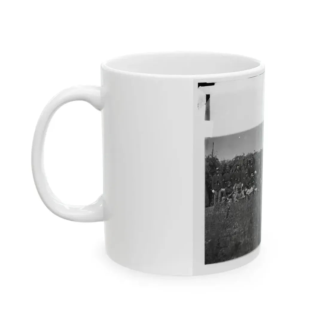 Bealeton, Virginia. Company K 93d New York Infantry Headquarters Guard. Army Of The Potomac (U.S. Civil War) White Coffee Mug - Go Mug Yourself