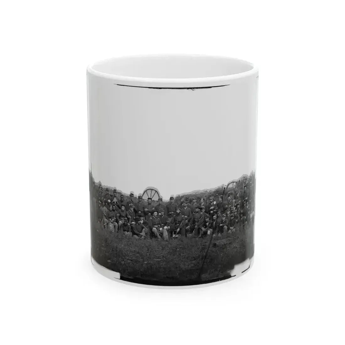 Bealeton, Virginia. Company K, 93d New York Infantry. (Morgan Rifles) (U.S. Civil War) White Coffee Mug 11oz - Go Mug Yourself