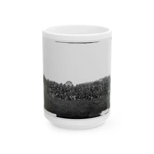 Bealeton, Virginia. Company K, 93d New York Infantry. (Morgan Rifles) (U.S. Civil War) White Coffee Mug 15oz - Go Mug Yourself