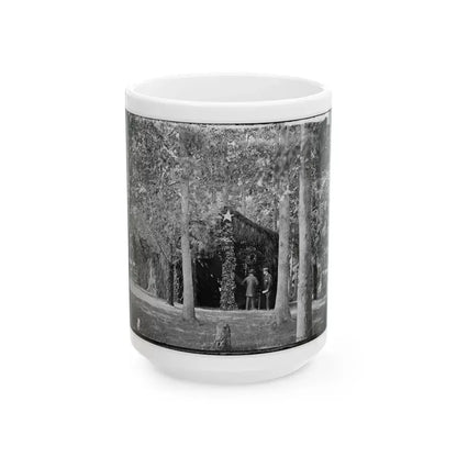 Bealeton, Virginia. Gen. Marsena R. Patrick's Headquarters (U.S. Civil War) White Coffee Mug 15oz - Go Mug Yourself