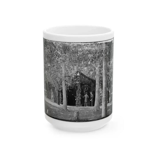 Bealeton, Virginia. Gen. Marsena R. Patrick's Headquarters (U.S. Civil War) White Coffee Mug 15oz - Go Mug Yourself