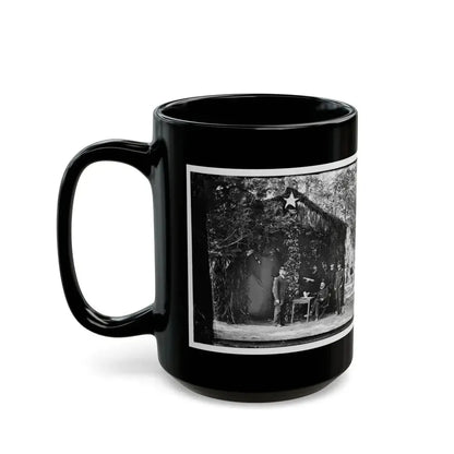 Bealeton, Virginia. General Marsena R. Patrick And Staff(2) (U.S. Civil War) Black Coffee Mug - Go Mug Yourself