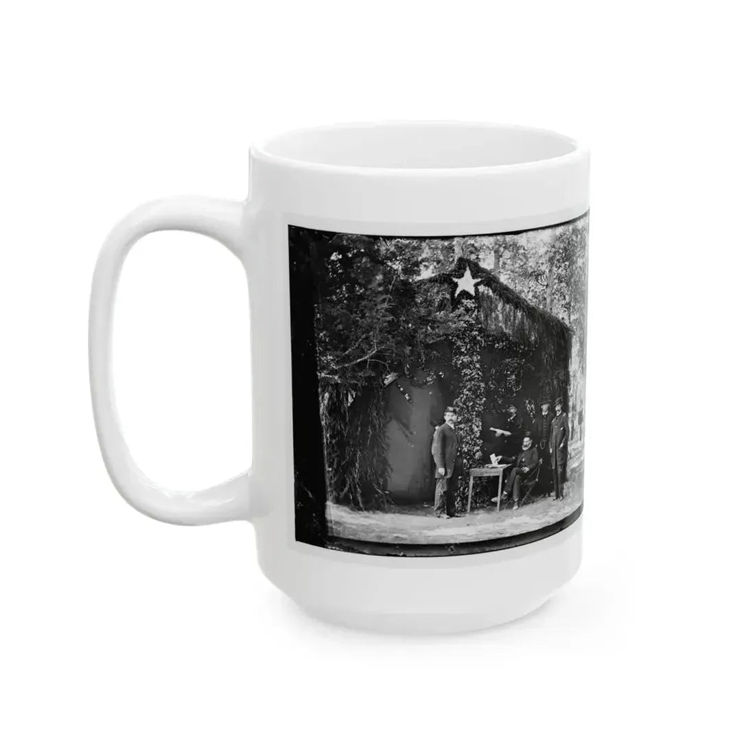 Bealeton, Virginia. General Marsena R. Patrick And Staff(2) (U.S. Civil War) White Coffee Mug - Go Mug Yourself