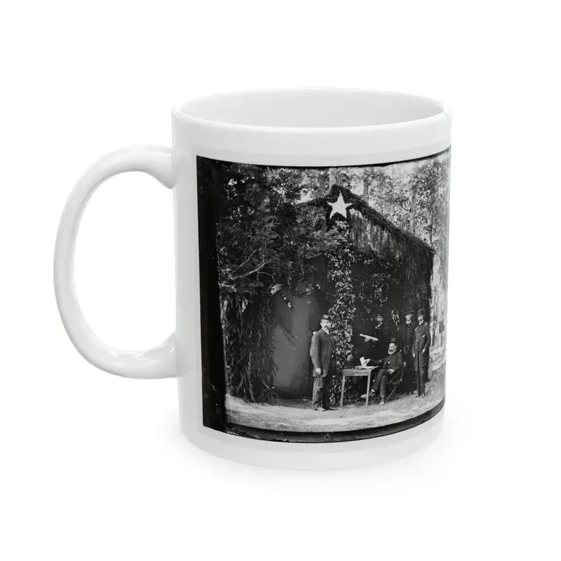 Bealeton, Virginia. General Marsena R. Patrick And Staff(2) (U.S. Civil War) White Coffee Mug - Go Mug Yourself