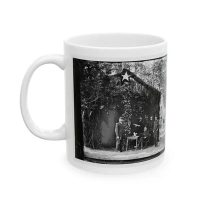 Bealeton, Virginia. General Marsena R. Patrick And Staff(2) (U.S. Civil War) White Coffee Mug - Go Mug Yourself