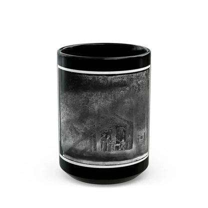 Bealeton, Virginia. General Marsena R. Patrick And Staff (U.S. Civil War) Black Coffee Mug 15oz - Go Mug Yourself