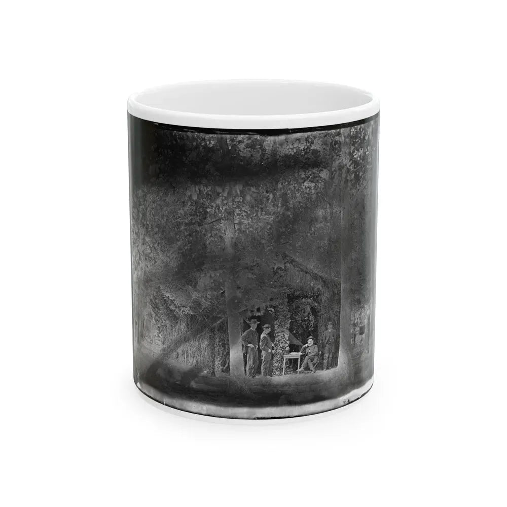 Bealeton, Virginia. General Marsena R. Patrick And Staff (U.S. Civil War) White Coffee Mug 11oz - Go Mug Yourself
