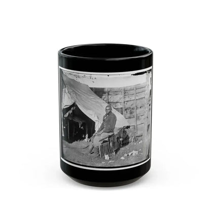Bealeton, Virginia . John Henry, Servant, At Headquarters, 3d Army Corps, Army Of The Potomac (U.S. Civil War) Black Coffee Mug 15oz - Go Mug Yourself