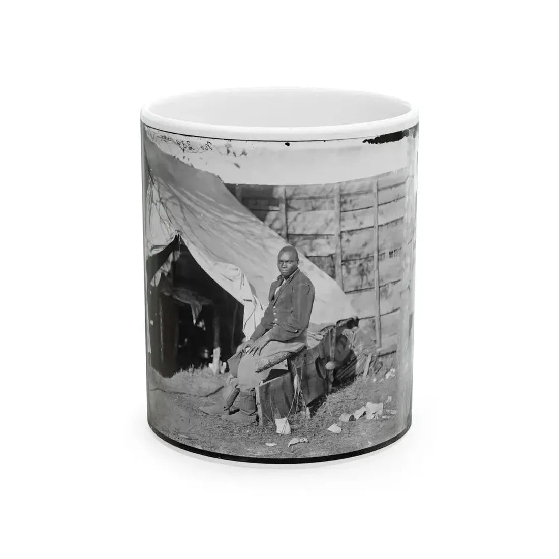 Bealeton, Virginia . John Henry, Servant, At Headquarters, 3d Army Corps, Army Of The Potomac (U.S. Civil War) White Coffee Mug 11oz - Go Mug Yourself