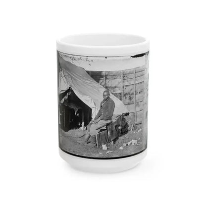 Bealeton, Virginia . John Henry, Servant, At Headquarters, 3d Army Corps, Army Of The Potomac (U.S. Civil War) White Coffee Mug 15oz - Go Mug Yourself