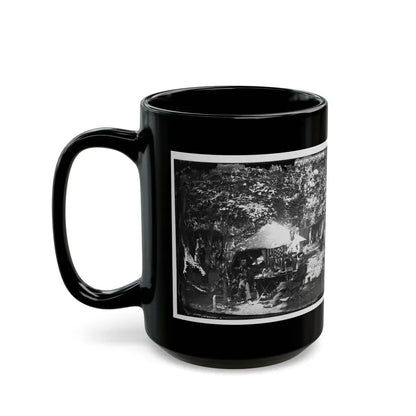 Bealeton, Virginia. Officer's Mess, Company E, 93d New York Volunteers (U.S. Civil War) Black Coffee Mug - Go Mug Yourself